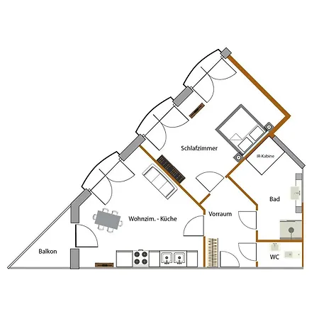Charly Kahr Family, Ski-in & Ski-out Apartamento